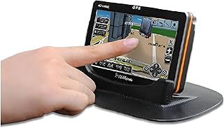 حامل موبايل للسيارة أنيق وعملي للحفاظ على الموبايل في متناول اليد أثناء القيادة مع دوران بزاوية 360 درجة للحصول على زوايا رؤية مثالية وإمكانية الوصول (قطعة واحدة)