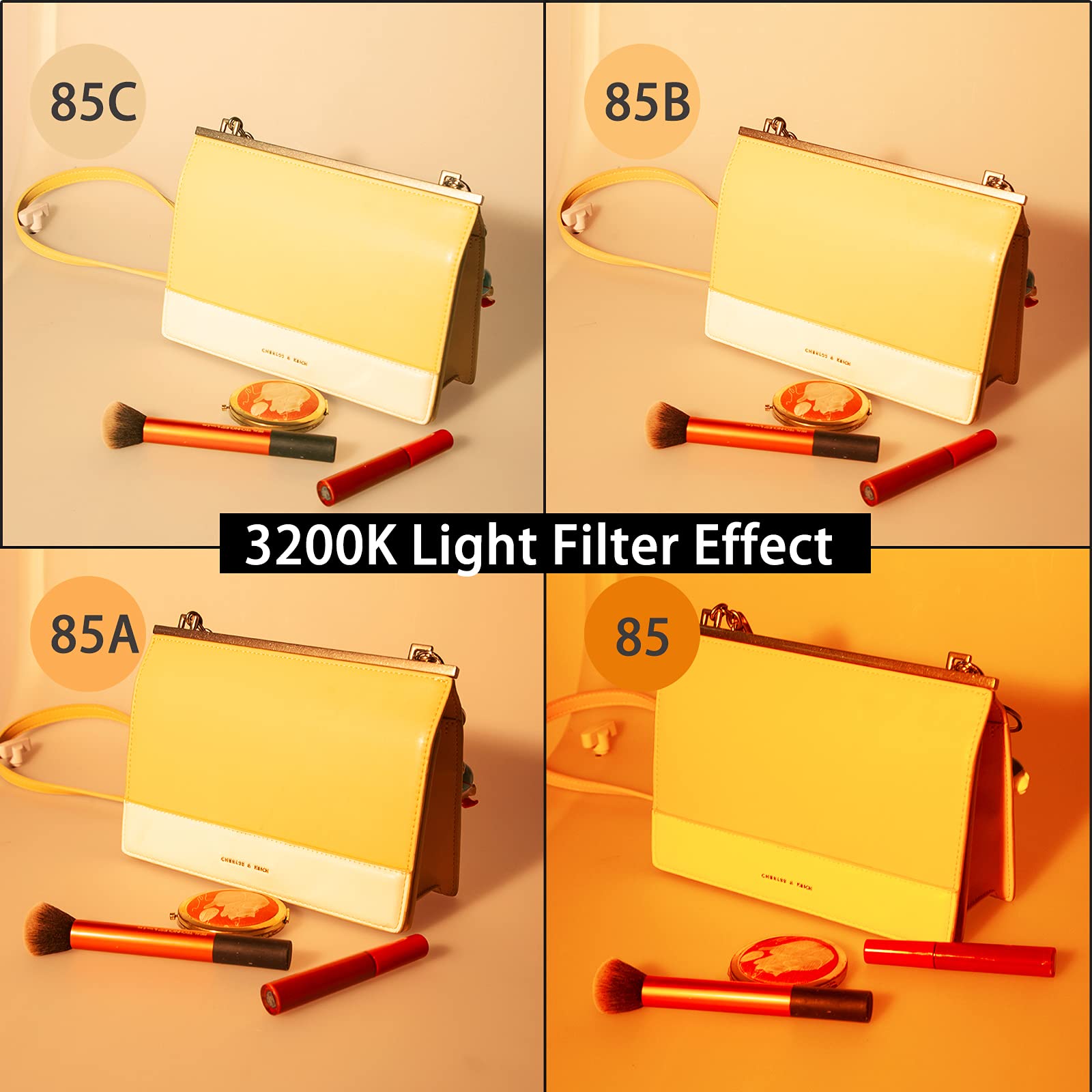 Orange Farbkorrektur Beleuchtung Gel Filter Blatt 16x20 Zoll, volle CTO, 1/2 CTO, 1/4 CTO, 1/8 CTO, Fotografie transparente Licht Gele für 800W Rotkopflight Strobe Spotlight Flash Studio Video