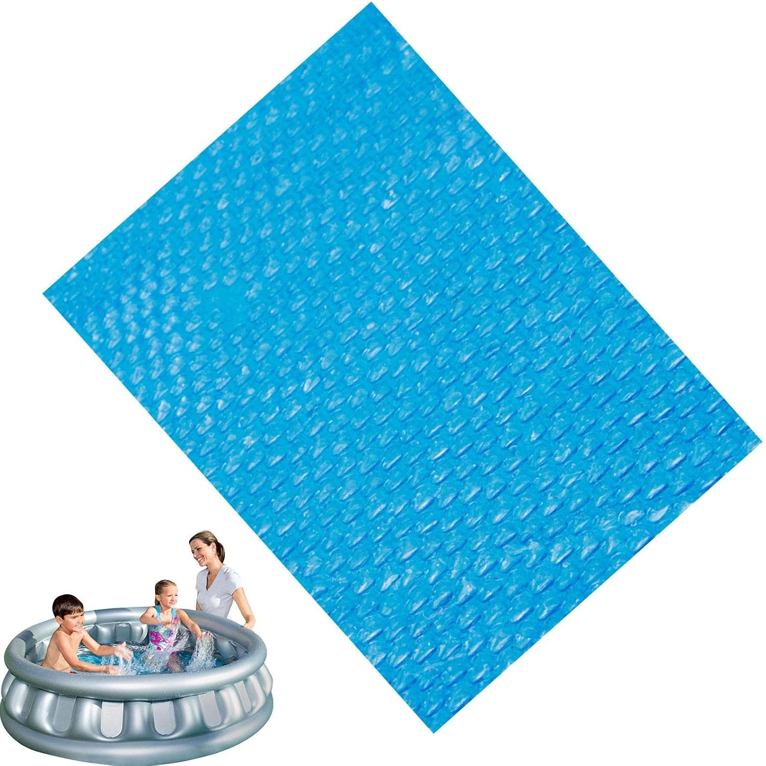 Rectangular Solar Tarpaulin   Solar Foil Nub Film   260 x 170 cm Pool Cover Rectangular Solar Cover Solar Foil Pool Heating Solar Film for Pool Solar Tarpaulin Thermal Tarpaulin Heat Film Pool