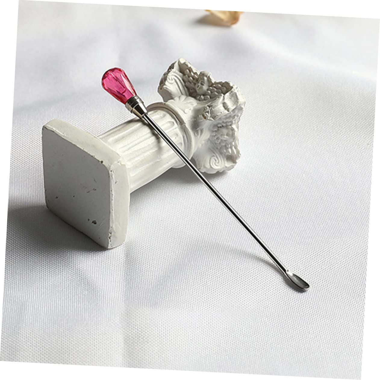 UTHCLO 4sets Sealing Wax Stirring Spoons Tool Creative Seal Wax Stirrers Stick Spoons Heat Resistant for Warmer 3pcs*4