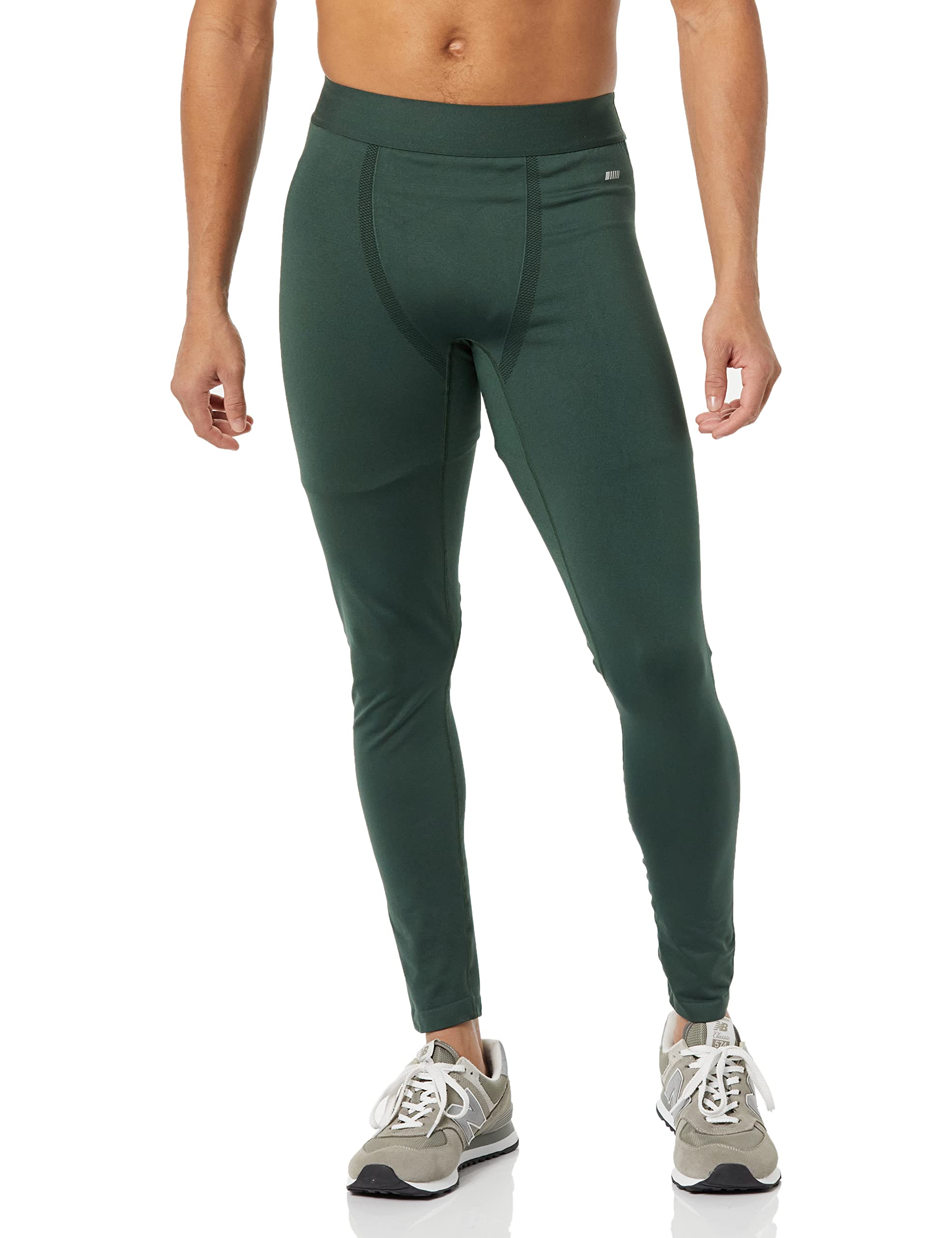 Photo 1 of Amazon Essentials Men's Active Seamless Leggings EU M (US M) Dark Green