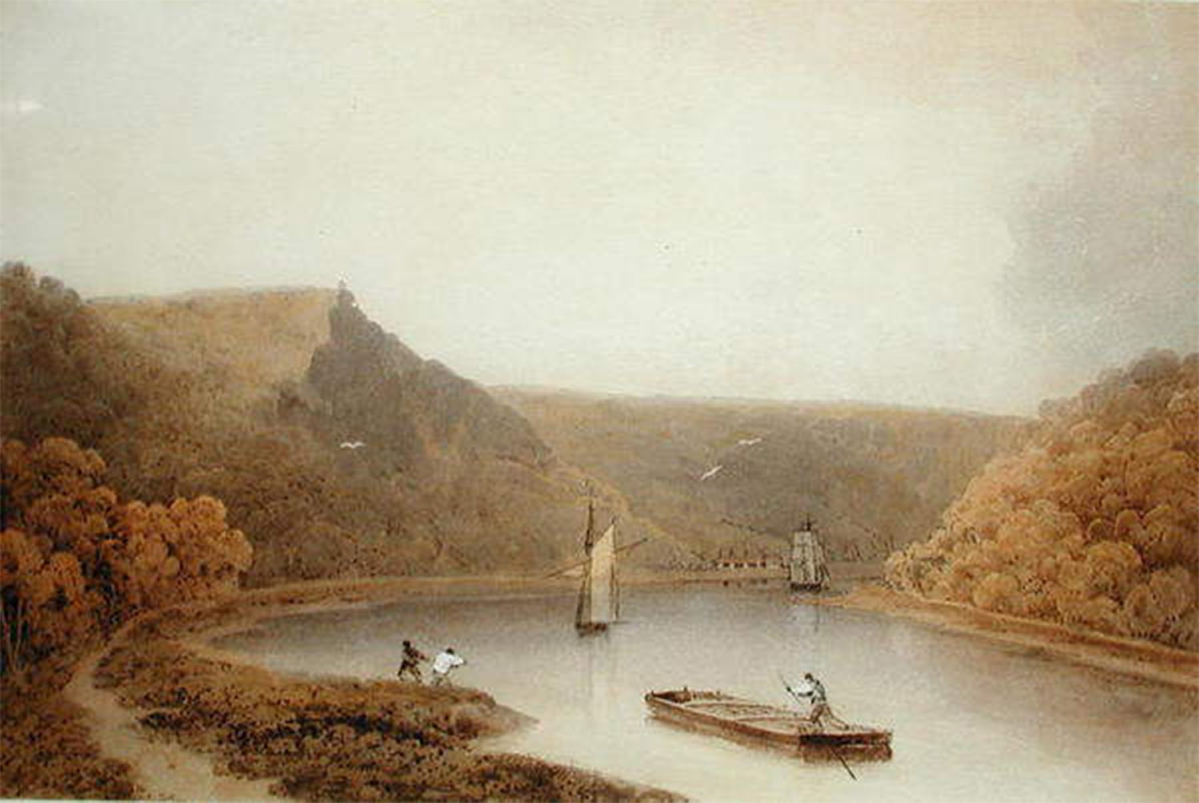 Image la gorge près de Bristol par Danby poster grand format
