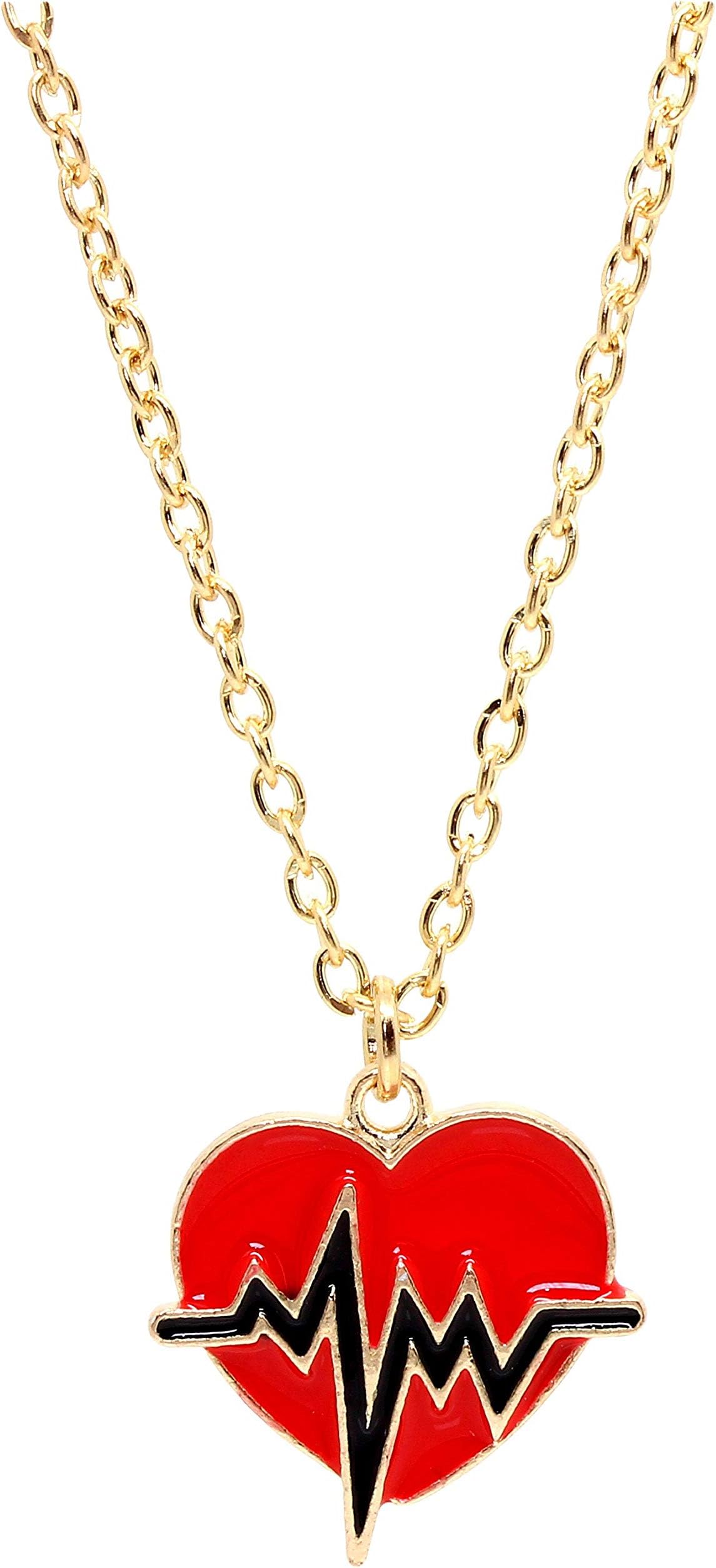 HEARTBEAT Charm Necklace on Gift Card