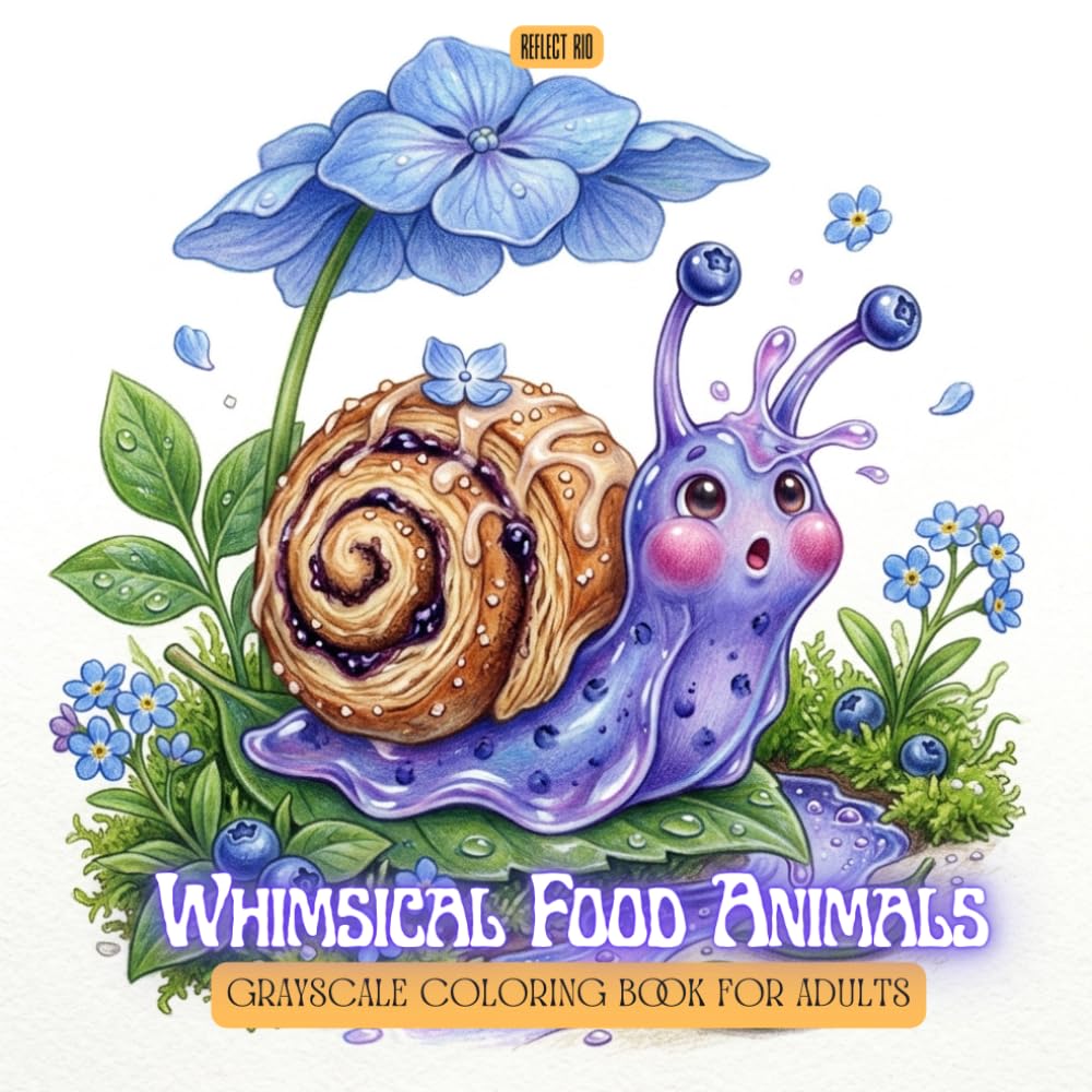 Whimsical Food Animals Coloring Book: Adorable Animals Blended with Desserts, Fruits and Sweet Treats in Cute Fantasy Food Worlds for Adults and Teens ... Creations - Where Nature Meets Imagination)