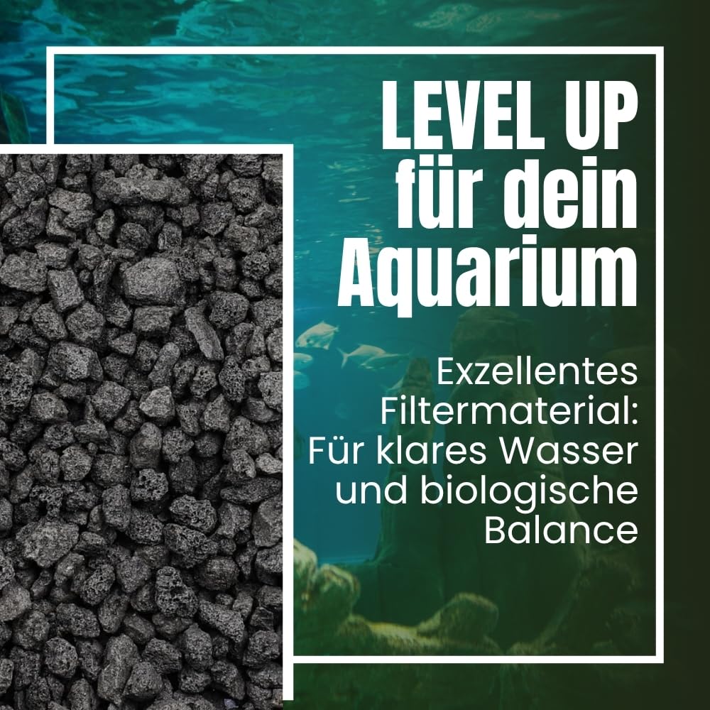Lavasteine Garten 20L 16-32 mm Lavagranulat Aquarium Lavasteine Grill Aquarium Filtermaterial Lavakies Anthrazit Lavamulch Lavagrill