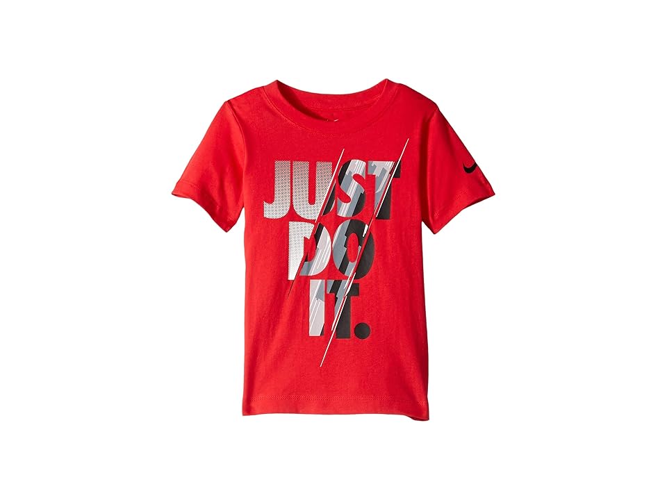 

Nike Kids Slash Just Do It Short Sleeve Tee (Little Kids) (University Red) Boy's Clothing