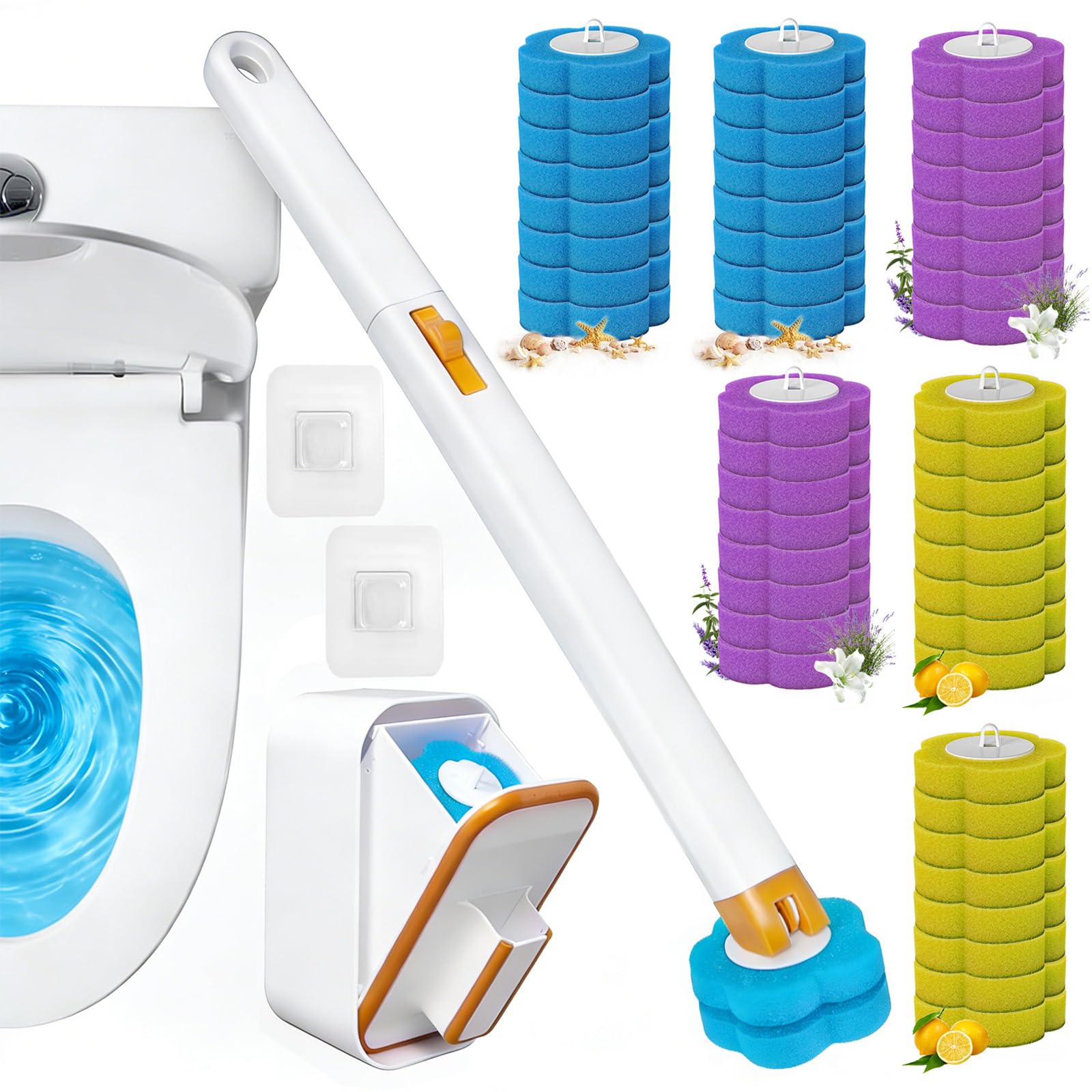 Brosse WC jetable moderne et esthétique pour une salle de bain épurée