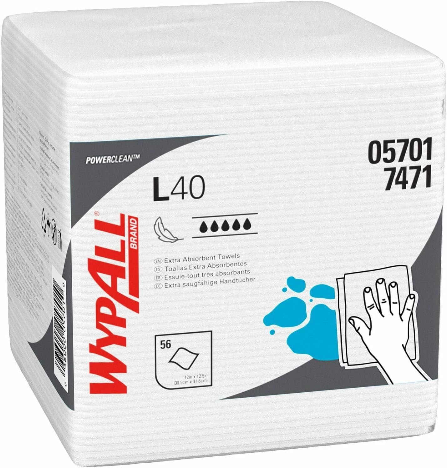 KCC05701 - WYPALL* L40 Wipers, 18 Packages of 56 Wipers
