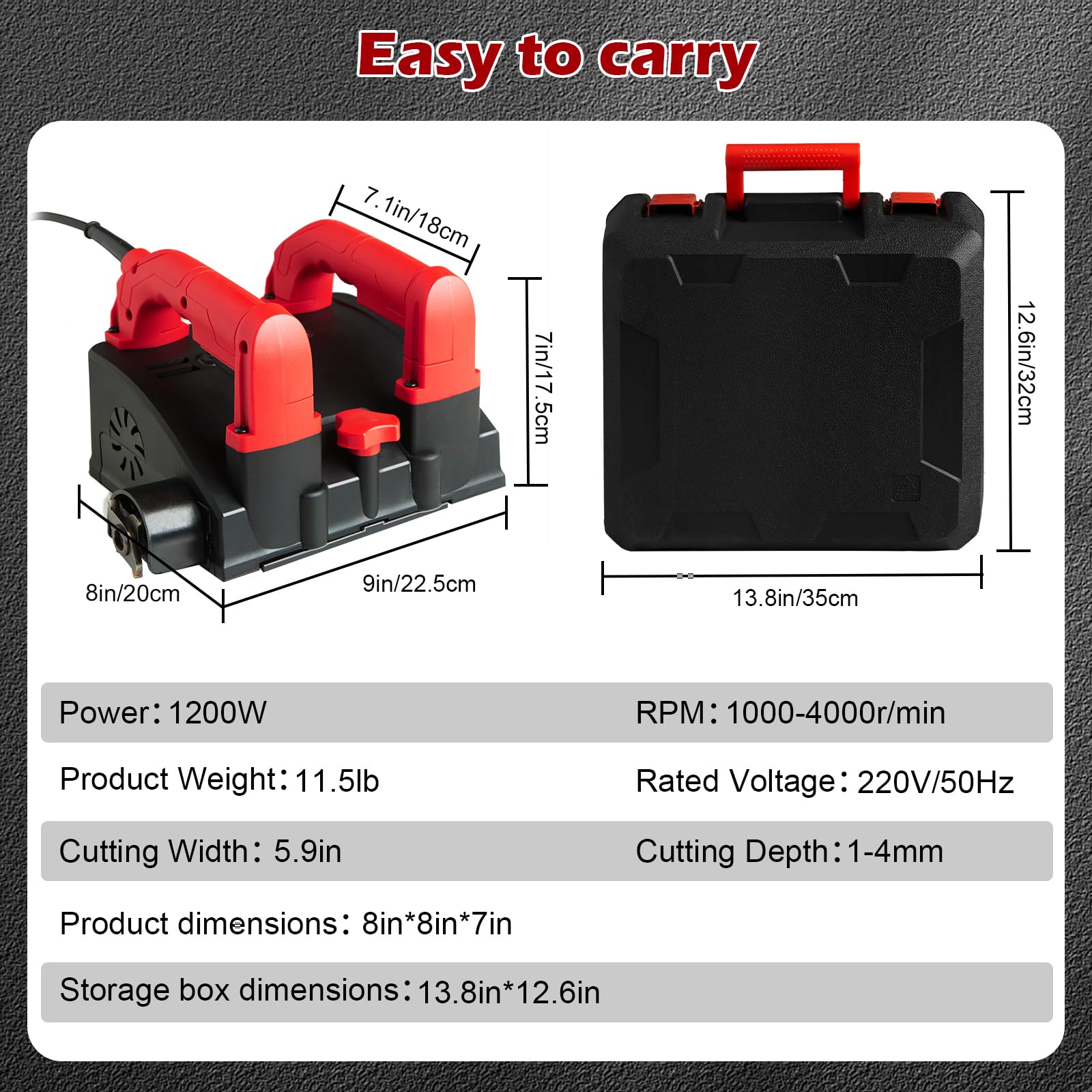 Cepilladora eléctrica de pared, raspador eléctrico de mano profesional, herramienta de eliminación de pintura roja y negra para preparación de superficies