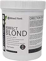 1.1 Pound Tub (17.6 Ounce) Perfect Blond Extra Strength Professional Hair Dye Toner Lightener Bleach - Made in Italy