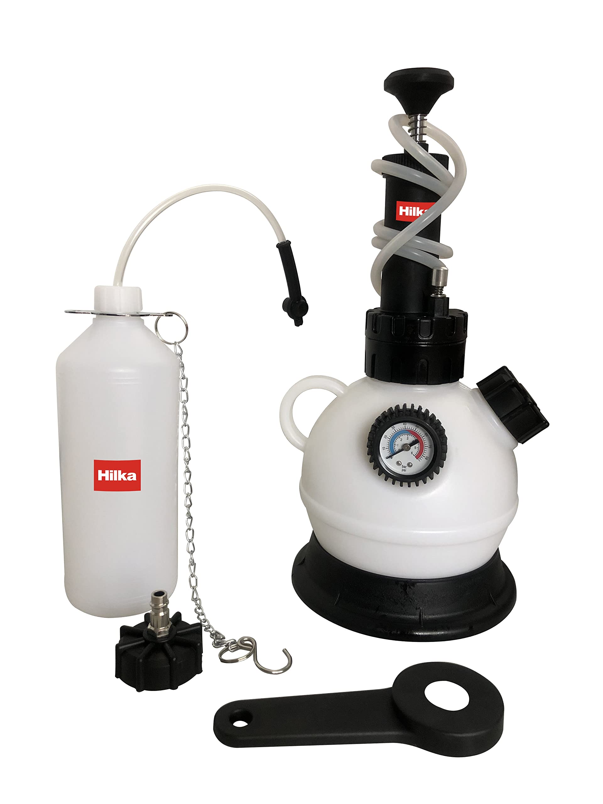 Hilka 12724211 2L Manual Pressure Brake Bleeder