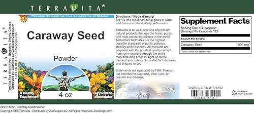 Miniatura 3 de Polvo de semillas de alcaravea (4 oz, ZIN 514732) - Paquete de 3