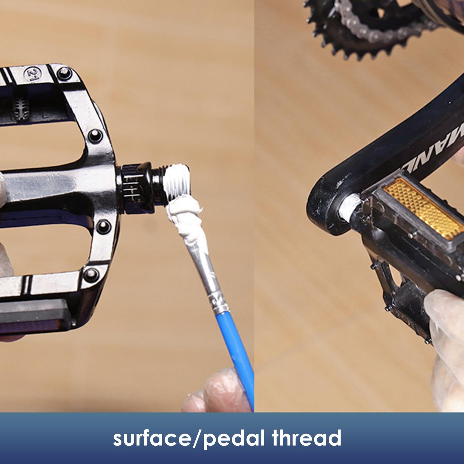 Bicycle Grease for Pedals, Bicycle Hub Gear Grease, Lubricating Grease for Mountain Bike Pedal Mounting, Noise Reduction Grease for Outdoor Riding