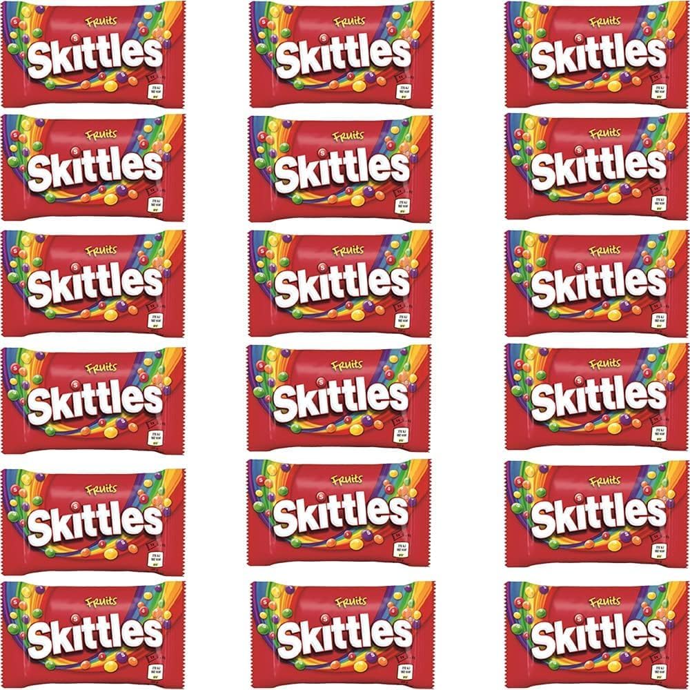 18 Packs of Original SKITTLES Fruits (45G)