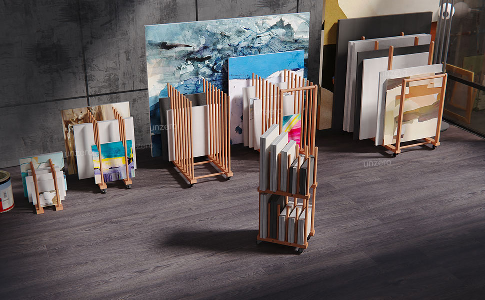 Canvas Storage Pearington Art Storage Rack With Wheels - 16x29.5x30 ...