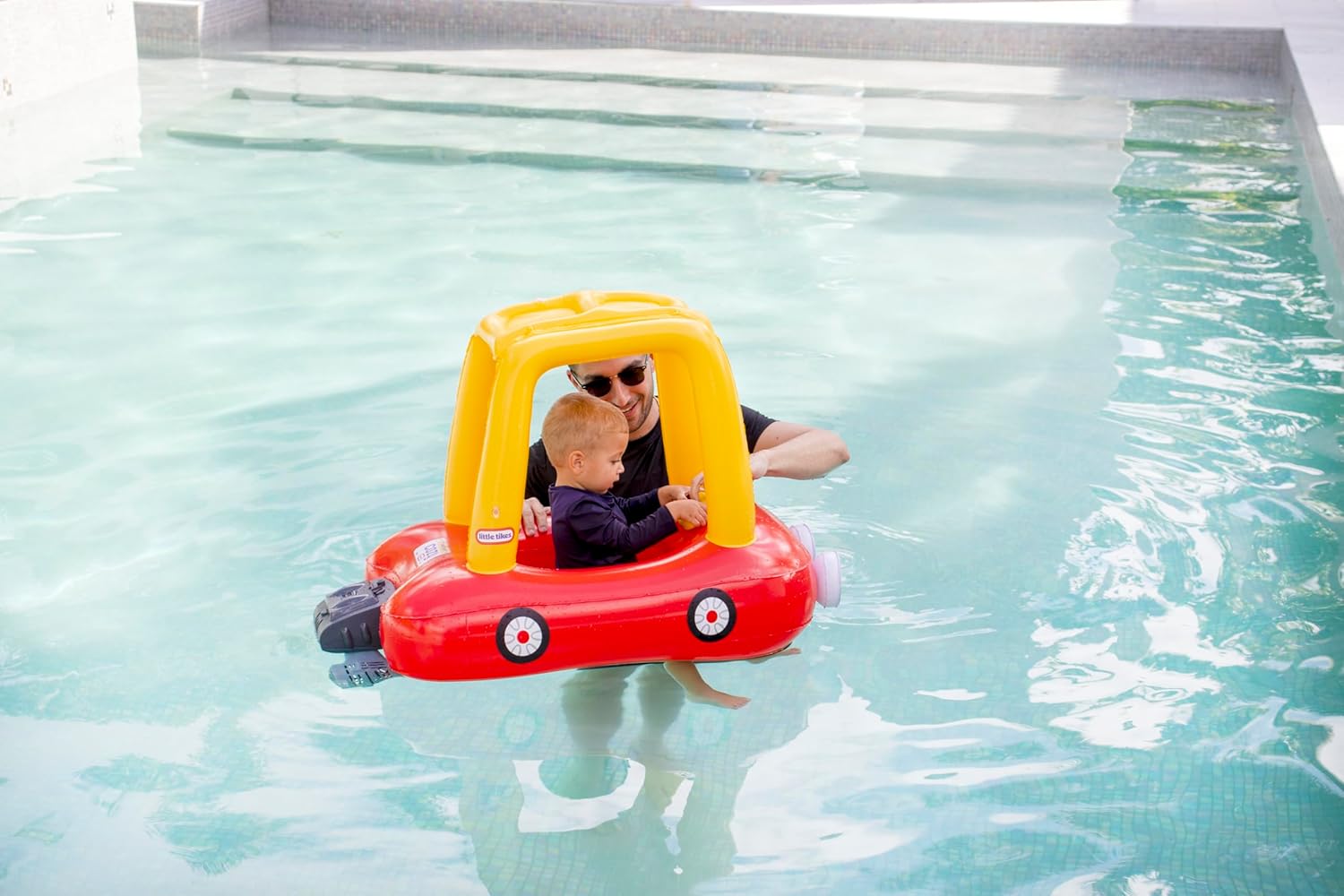Poolcandy Little Tikes Motorized Cozy Coupe Remote Control Baby Boat