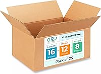 Vista 200 de Cajas largas de envío y mudanza de 28 x 12 x 12 pulgadas (paquete de 10) – Resistencia extra 200 lb vs regulares – Cajas de cartón corrugado