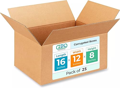 Miniatura 457 de Cajas para envío IDL Packaging - B-1266-5 de cartón corrugado, tamaño pequeño, de 12 pulgadas de largo x 6 pulgadas de ancho x 6 pulgadas de alto