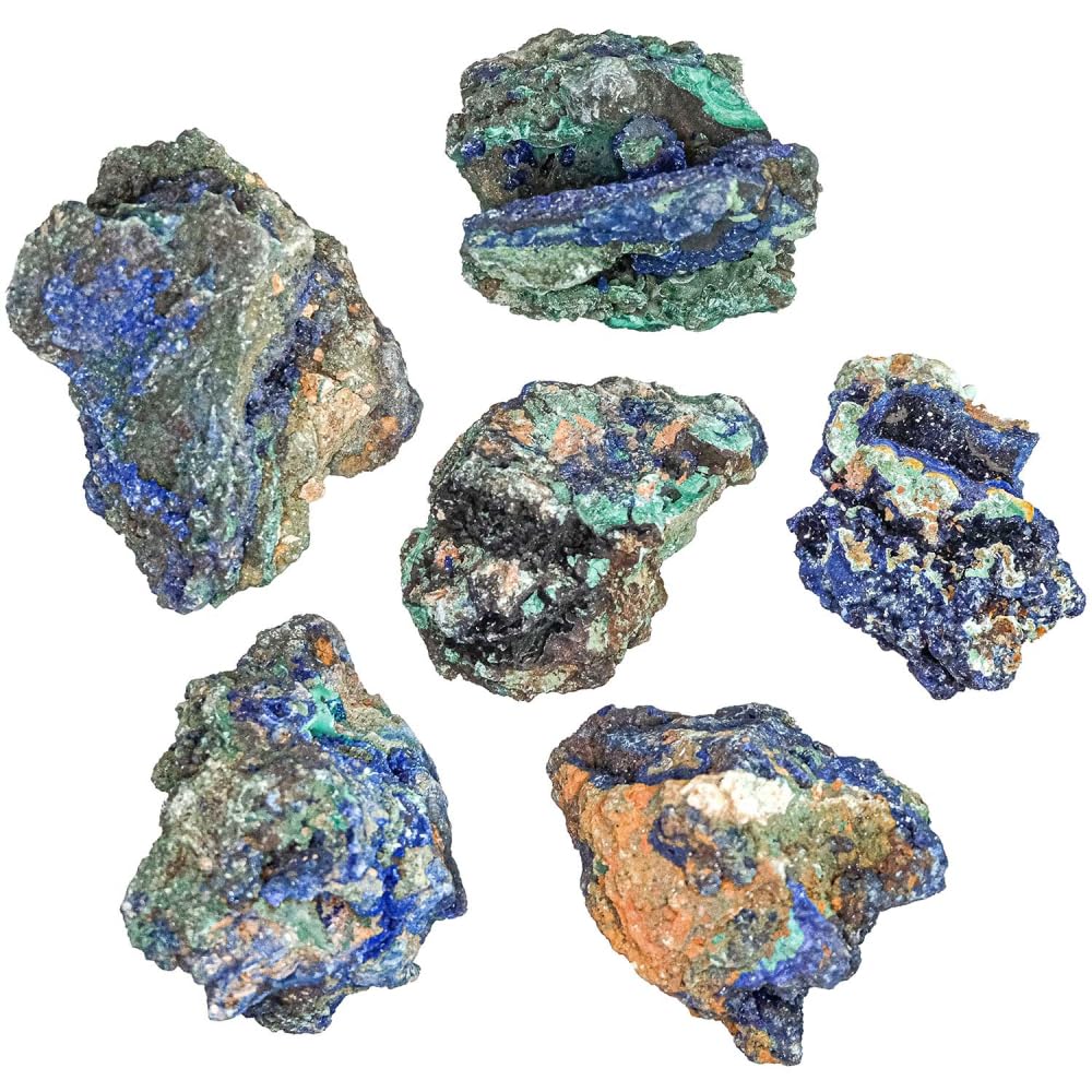 Azurite malachite cristallisée brute, cadeau idéal pour passionné - 3