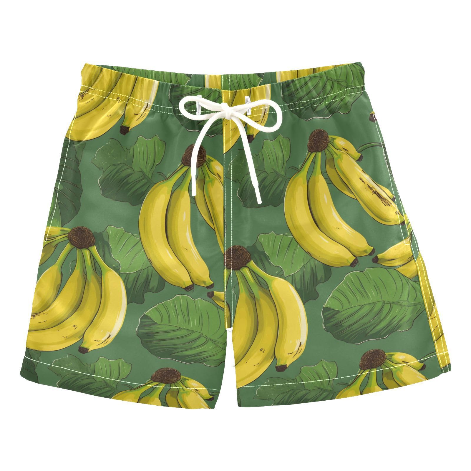 senya Banana Fruit Boys Swim Trunks Toddler Shorts Swimwear Boardshorts Multicoloured