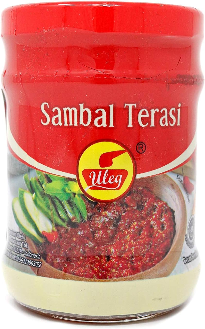 Finna Uleg Sambal Terasi (Chili Shrimp Paste), 190 Gram (Pack of 2)