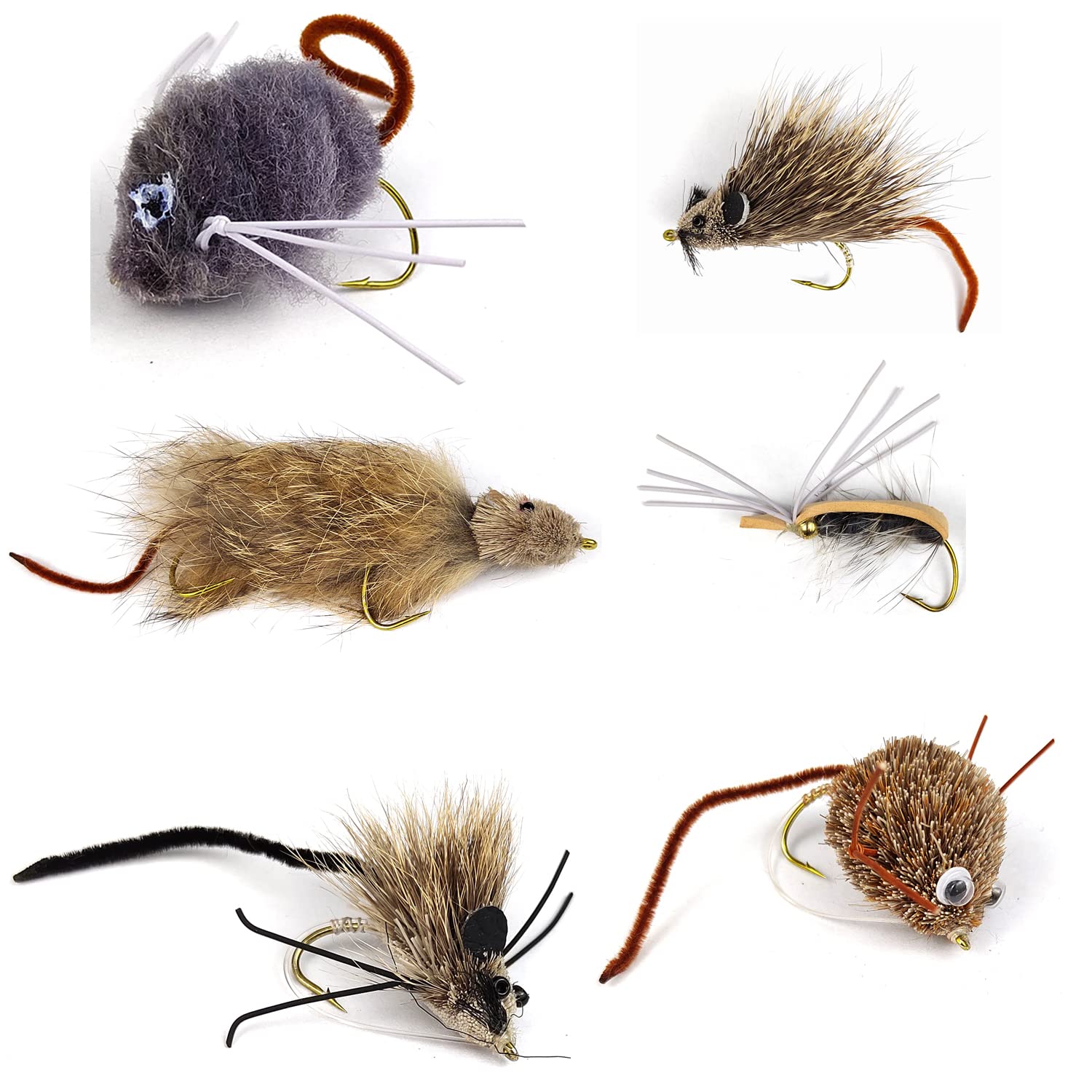 Amazon.co.jp: Shark Shooter マウスフライ バス、トラウト、パイク用