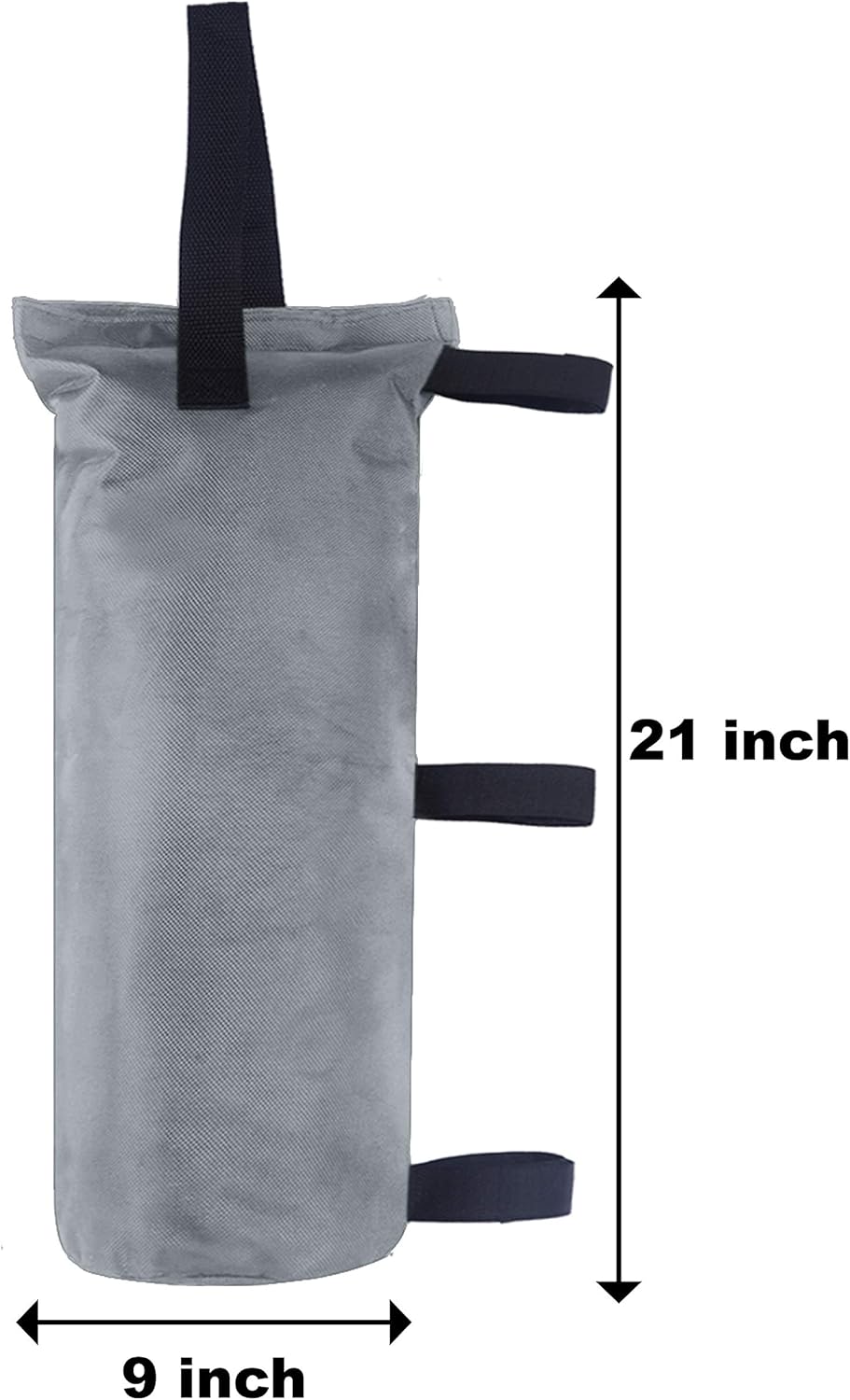 ABCCANOPY Canopy Weights Set of 4-150LBS Sand Bags for Pop up Tent, Weight Bags for Outdoor Gazebo, Trampoline, Pergola, Gray (Without Sand)