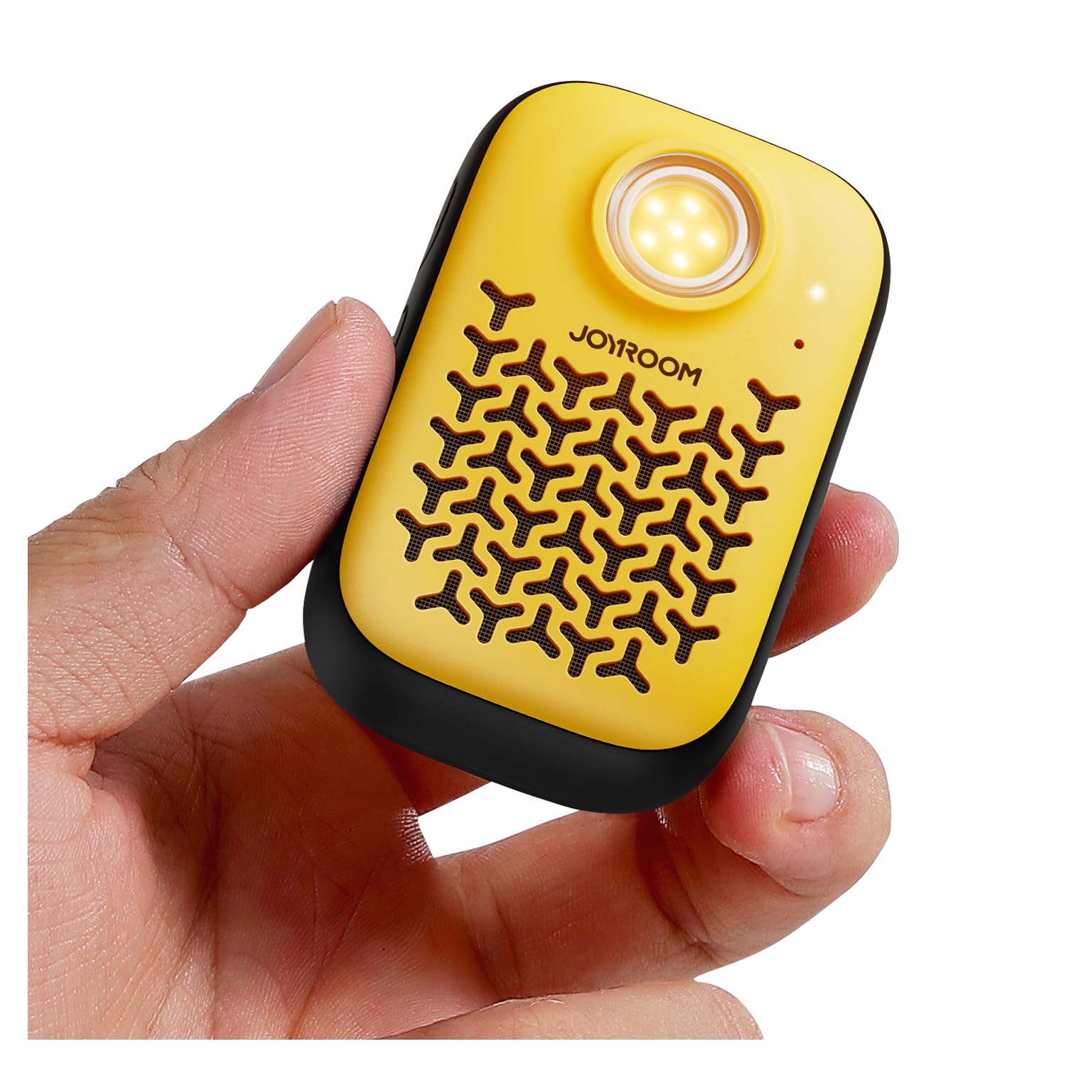 JOYROOM Wearable Bluetooth Speakers, Clip-On Wireless IP67 Waterproof Small Portable Magnetic Speaker with Light, Clean Sound/Bluetooth 5.4/ENC Built-in Mic/Lightweight Speaker for Outdoor/Work