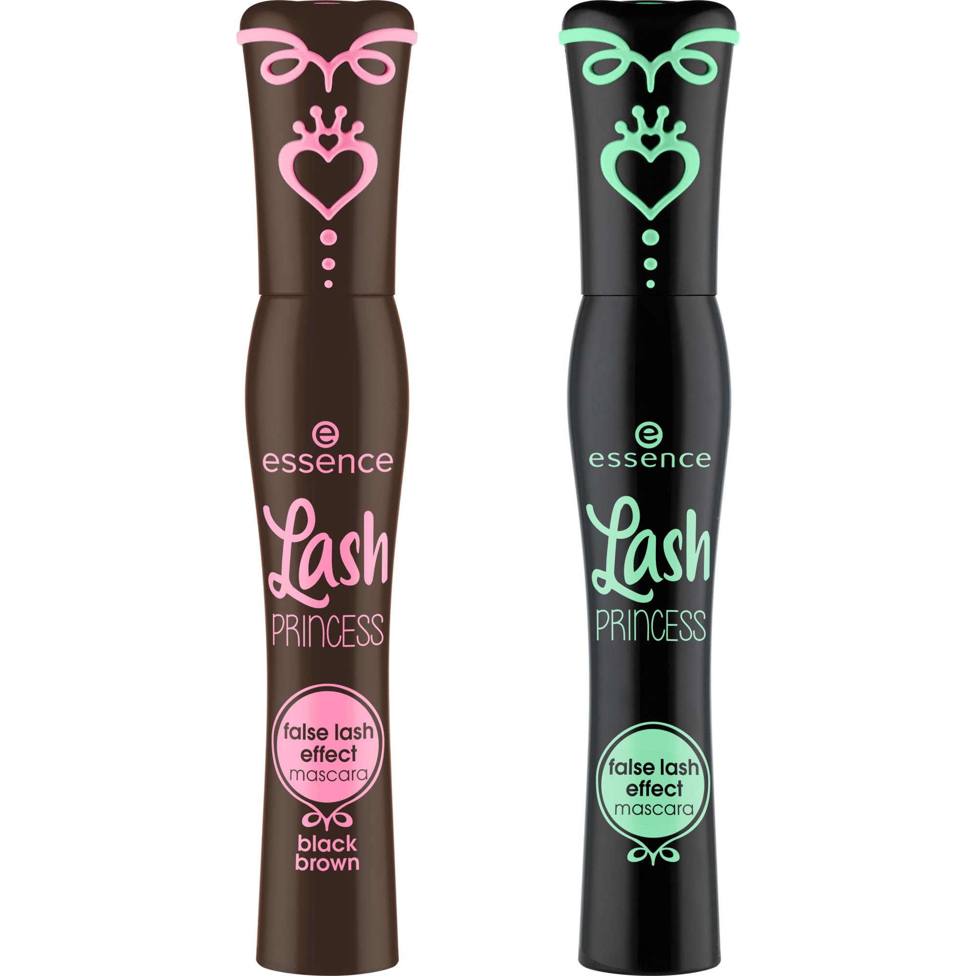 essence Lash Princess Bundle False Lash Effect Duo, Black & Brown Mascara