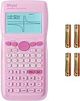 Vista 7 de Calculadoras científicas para estudiantes universitarios, calculadora solar de matemáticas de escritorio rosa iPepul con bloc de notas, 991EX Tipo-C