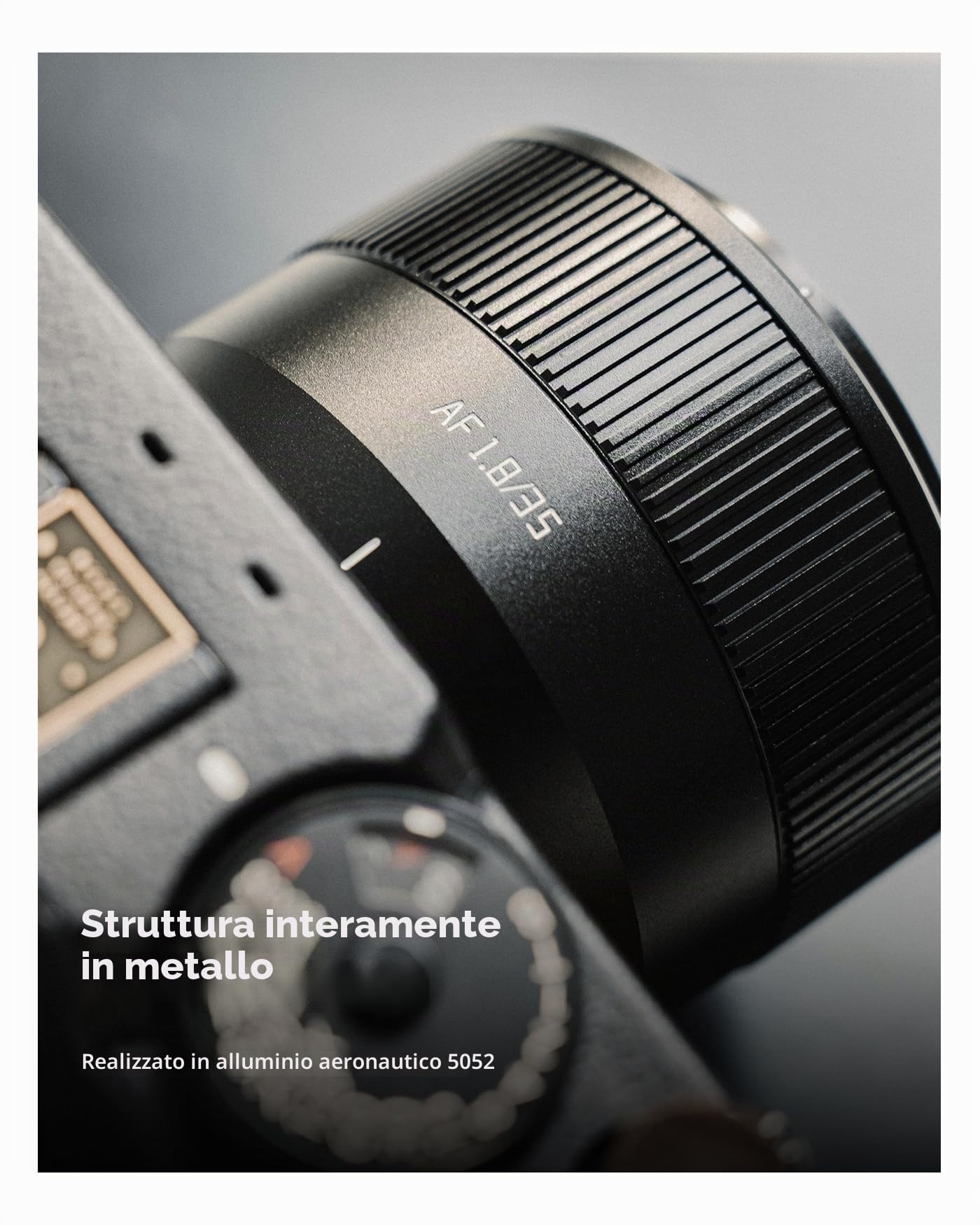 TTartisan Obiettivo AF 35 mm F1.8 II per Sony, APS-C Autofocus Obiettivo E Mount, design leggero, compatibile con fotocamere Sony E Mount