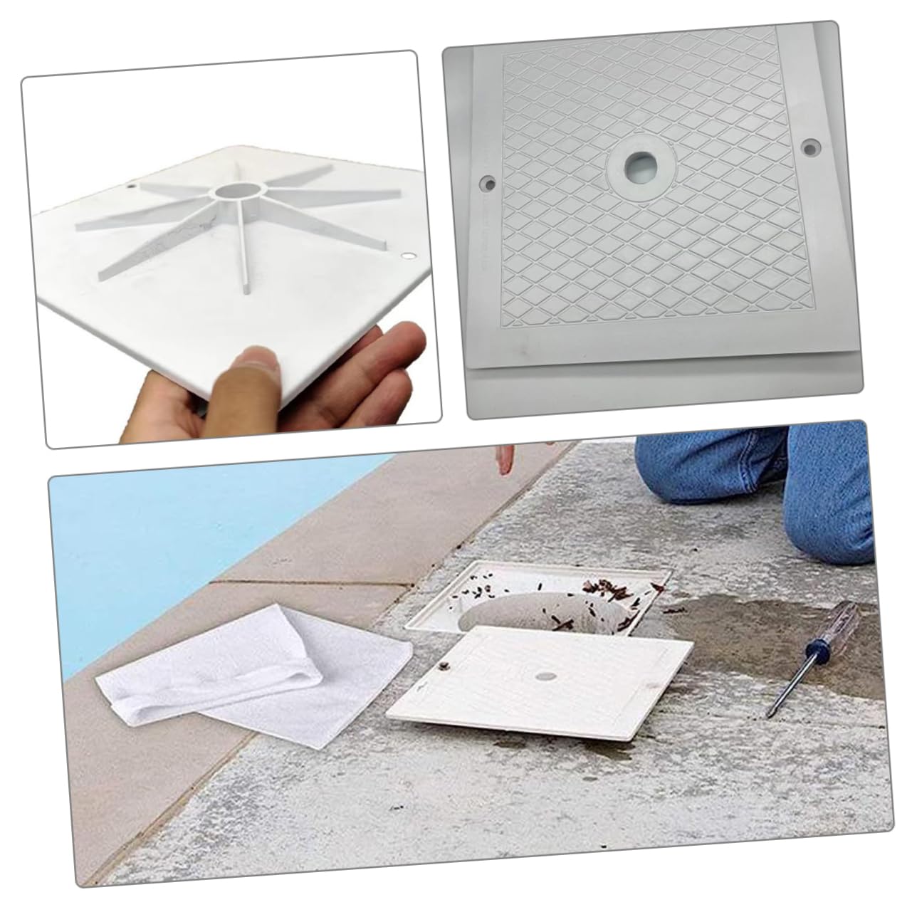 NOLITOY 2 Piezas Cubierta para Skimmer De Piscina Reemplazo De La Tapa Accesorio De Cubierta De Cubierta De Skimmer Cubierta De La Un Cubrir Páginas Alberca X10