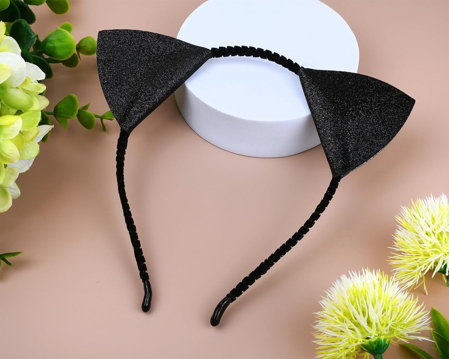 Ds. DISCTINCTIVE STYLE Glitter Fancy Cat Ears Headband for Girls Party Cosplay Dressup - Image 6
