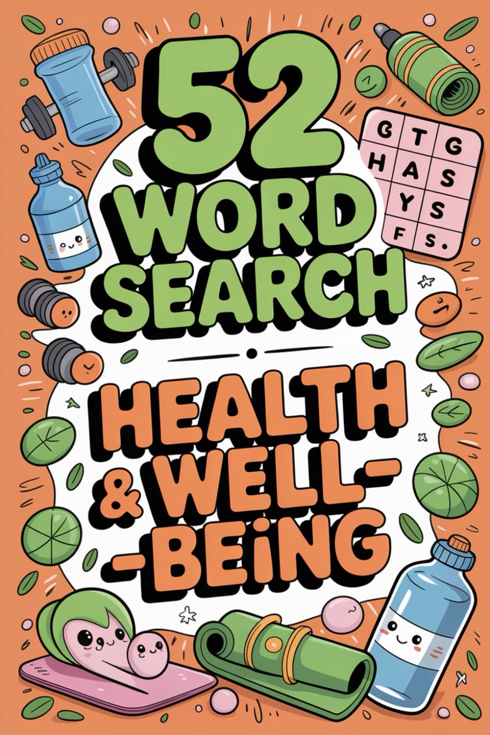 52 Word Search - Health & Well -Being: Curated Puzzle Experience Book