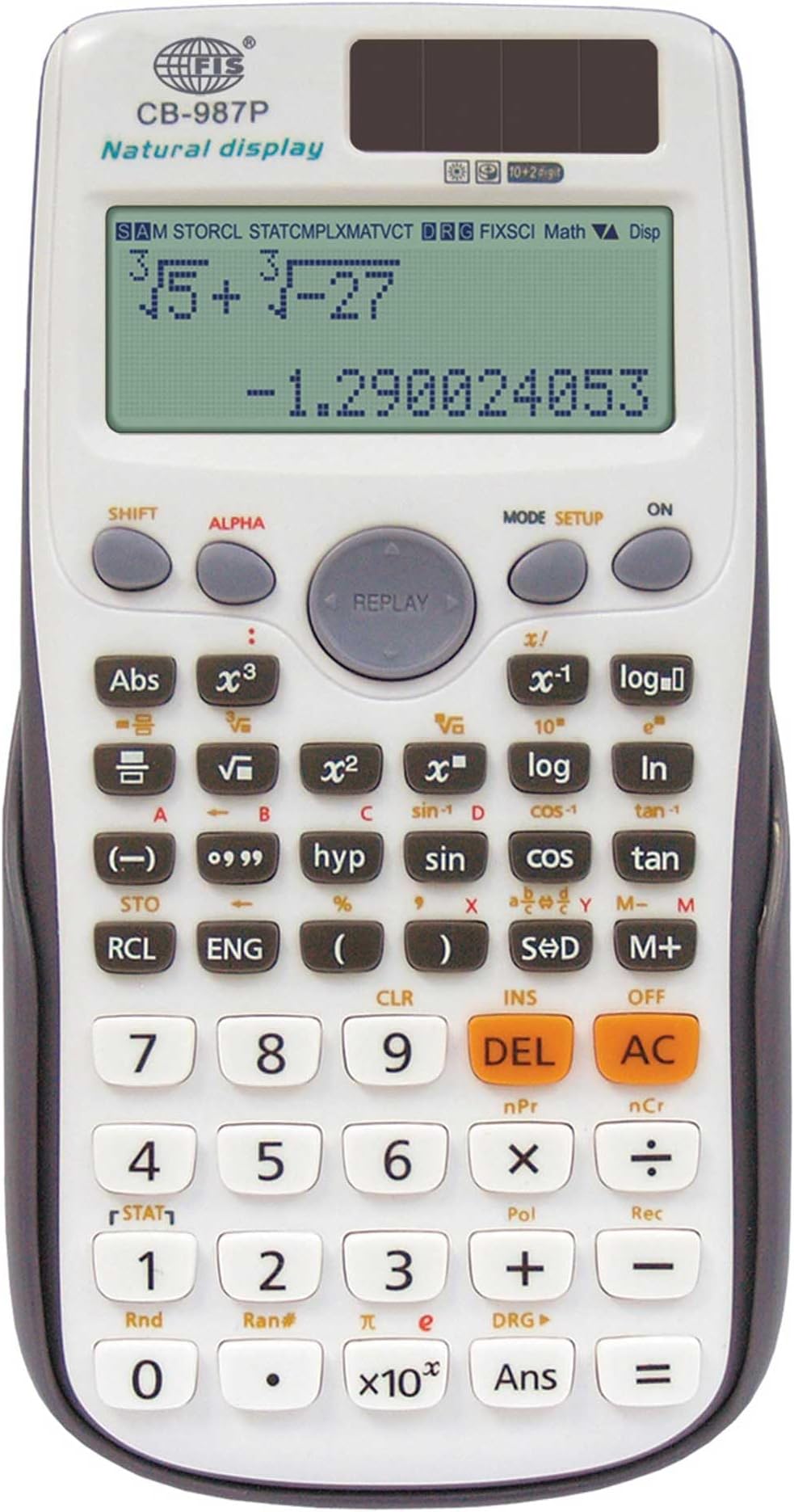 FIS Scientific Calculator 10-2 Digits Natural writing display