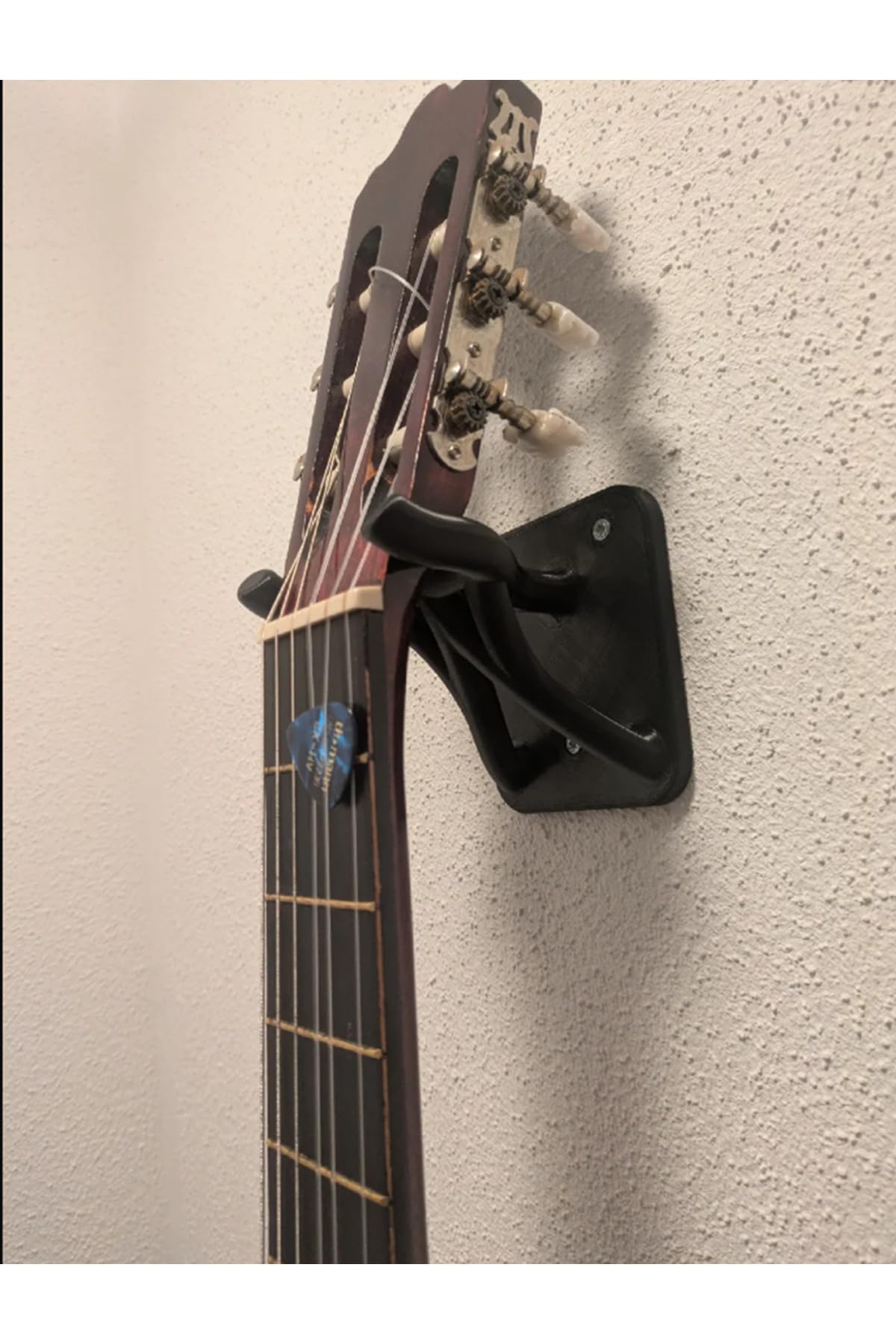Rapithwin Gitar Duvar Montaj Aparatı Gitar Tutucu (Civata Dahil) Siyah-Beyaz Seçenek