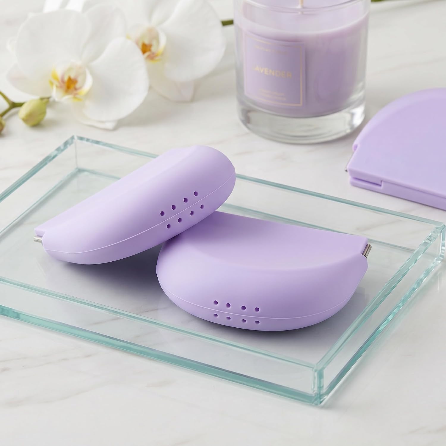 Silicone Retainer Case with Vent Holes 2pcs for Travel