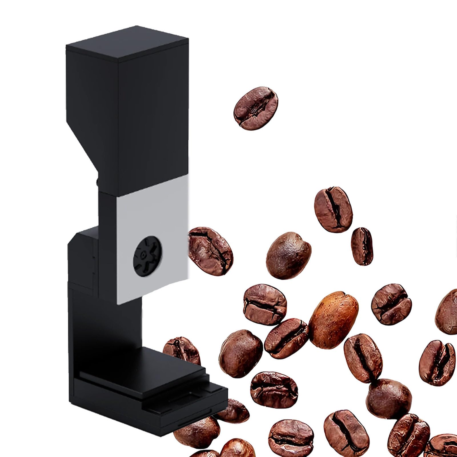 Dispenser Monodose, dosatore di Chicchi di caffè (Versione in Metallo), Macchina per Il Pre-dosaggio di Chicchi di caffè, per Lo stoccaggio di Fiocchi d'avena e Chicchi di caffè.