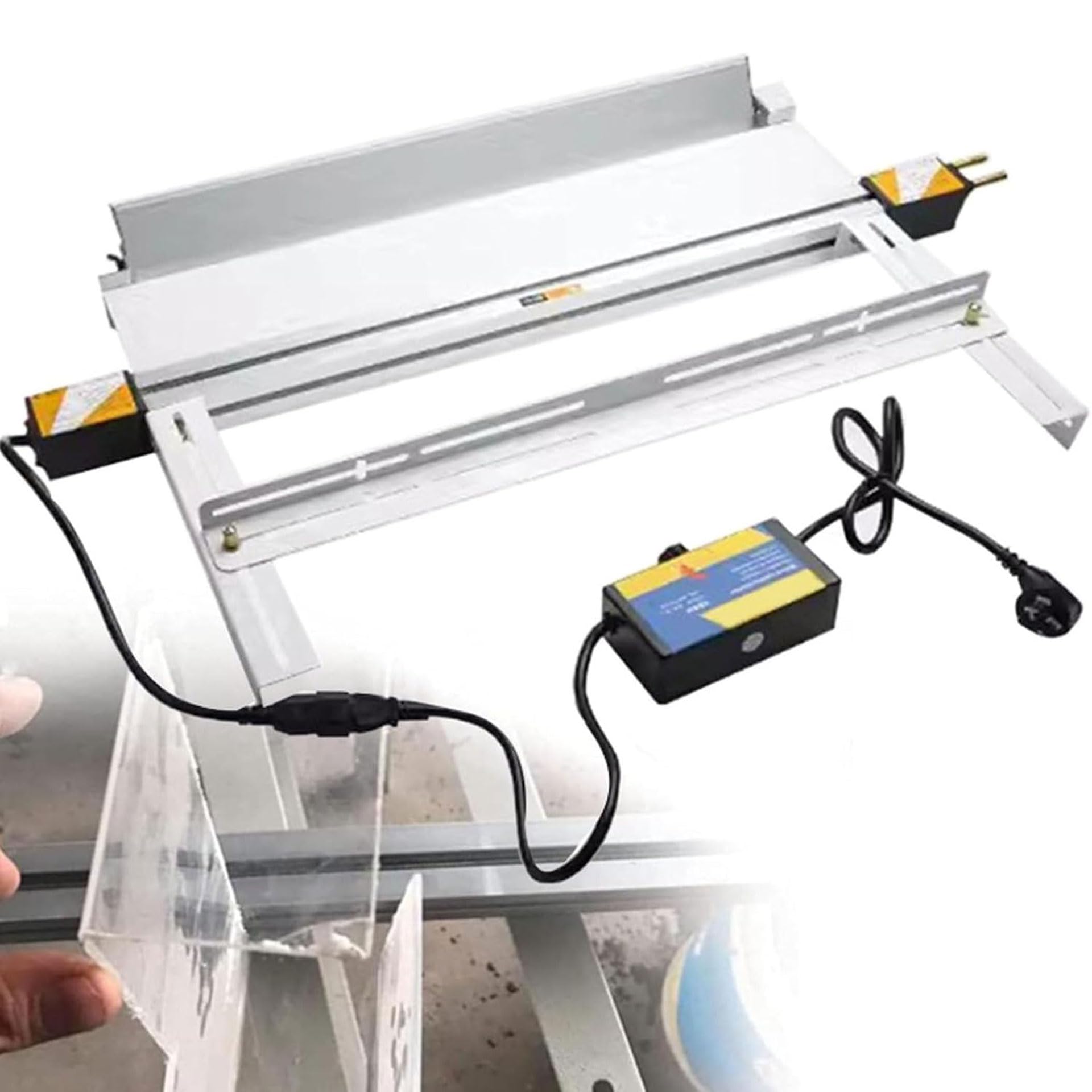 Acrylic PVC Plastic Bender Bending Machine with Bracket Angle Silver, 60CM