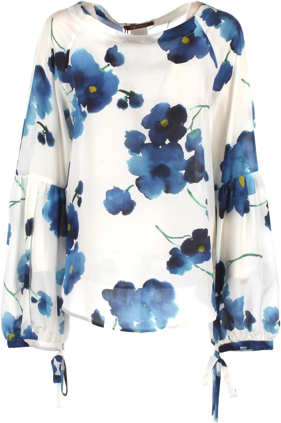 MaxMara Studio Casacca Donna Max Mara Studio 48 Blu/Bianco Orleans Primavera Estate 2018