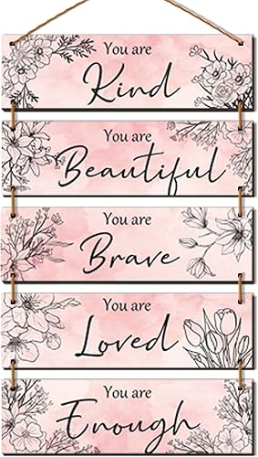 Decoración de pared inspiradora para oficina decoración de pared placas de pared motivacionales decoración de baño para el hogar con refranes