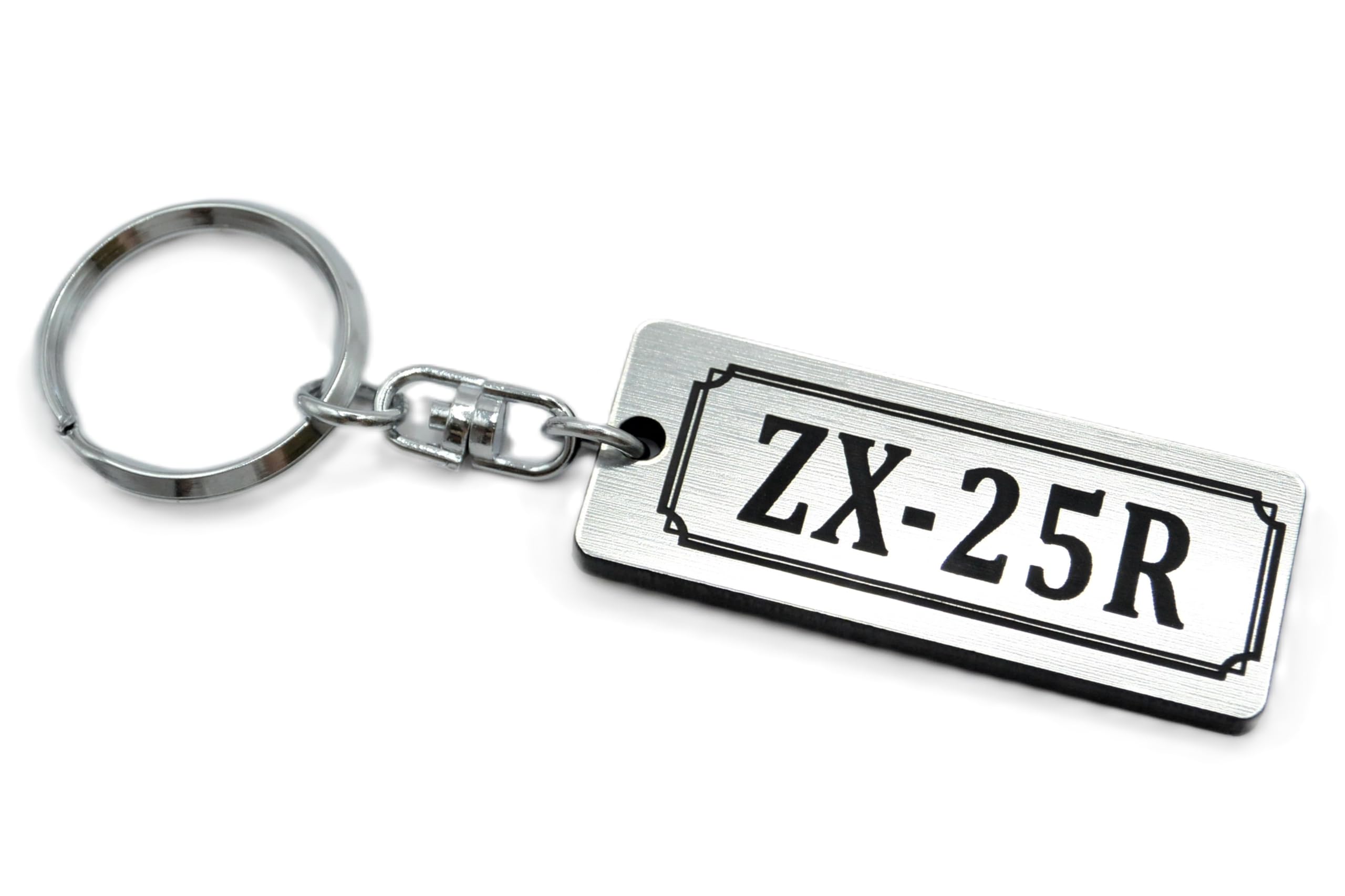 キーホルダー・アクリルキーホルダー . AA-248-1 Live Dio ZX 2層アクリル製 金黒 2重リング