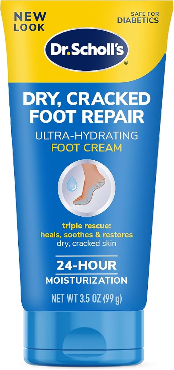 Dr Scholl's Dry, Cracked Foot Repair Ultra-Hydrating Foot Cream 3.5 oz, Lotion w&hellip;