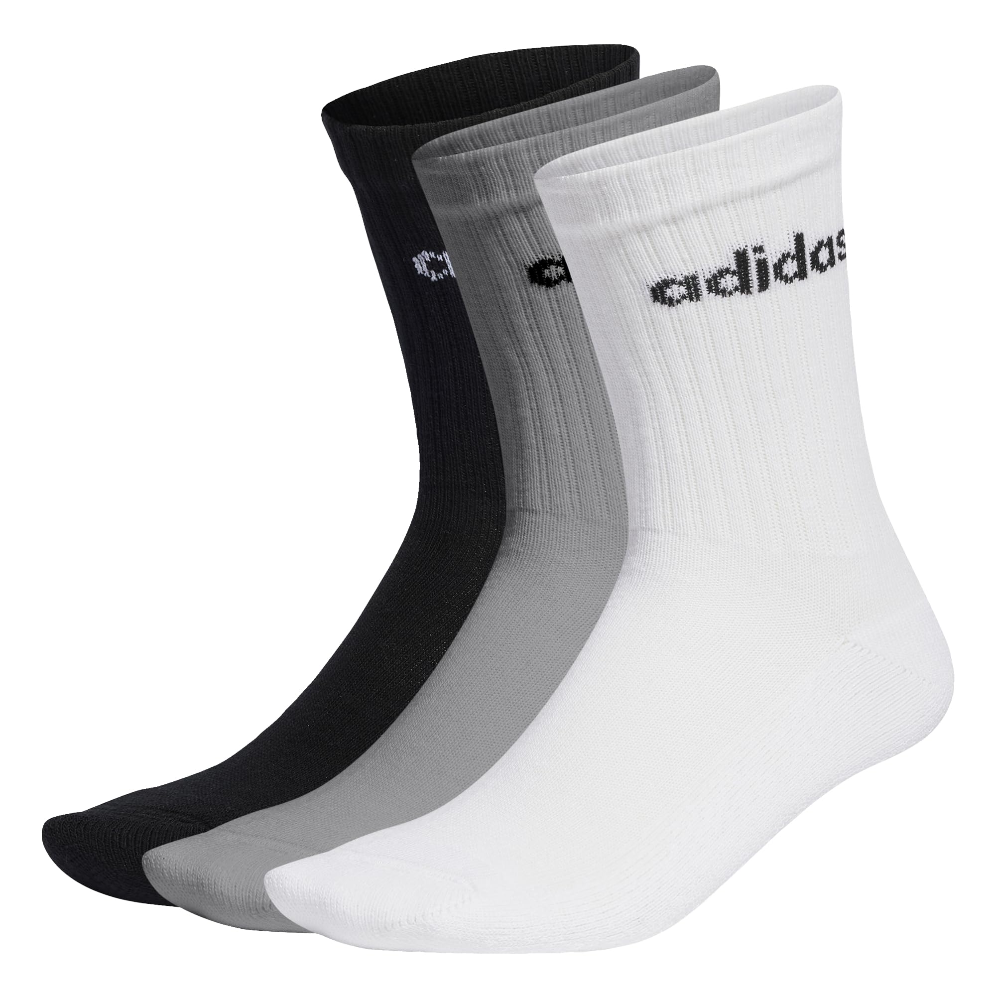 adidas Unisex Calcetines clásicos Linear Cushioned