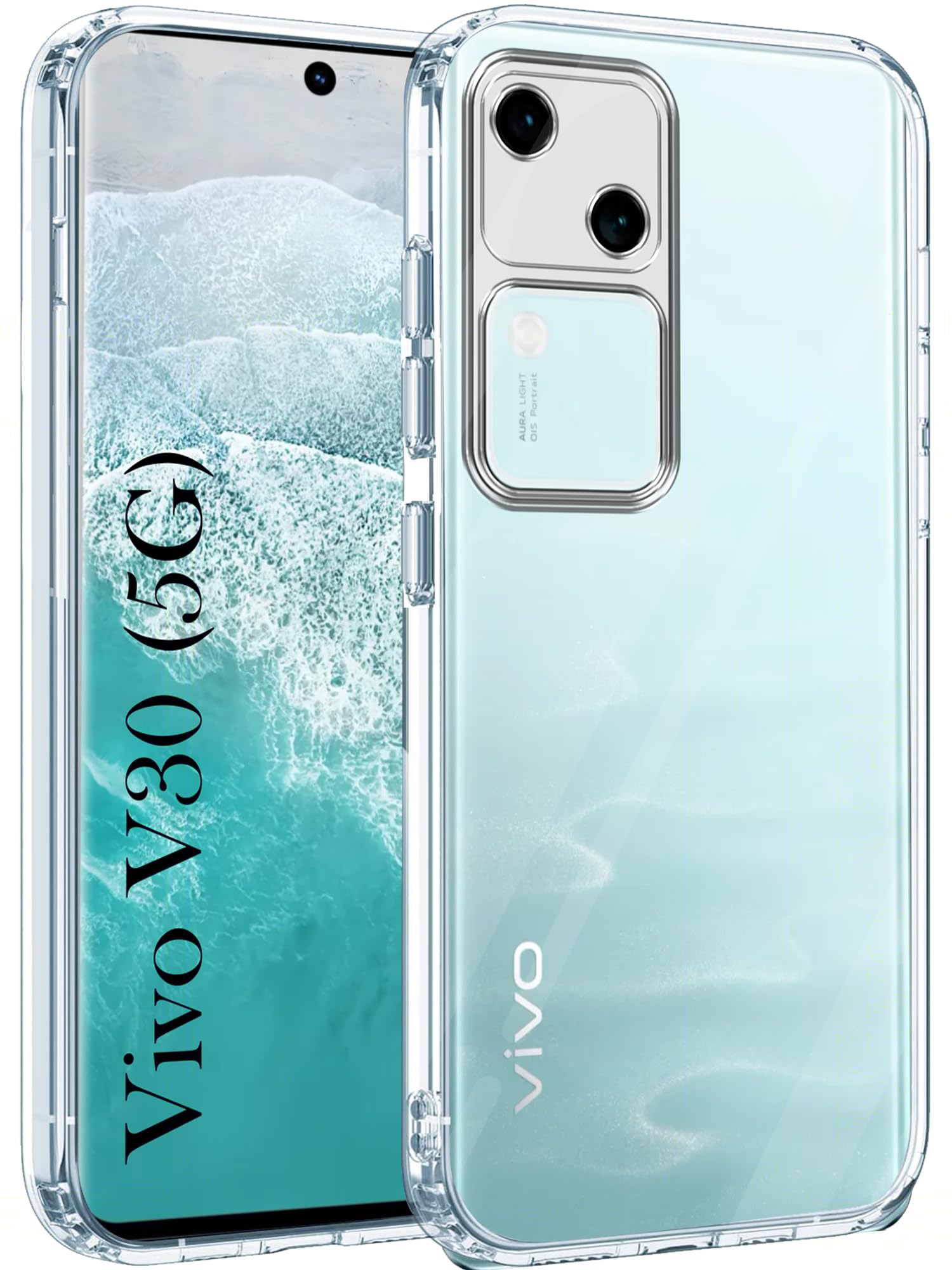 Jkobi Back Cover for Vivo V30 5G (Silicone Clear Shockproof Case with Camera Protection | Soft and Flexible | Transparent) (B0CYT3B9TB) Amazon Price History, Amazon Price Tracker