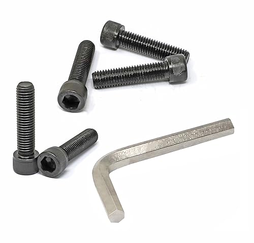 Miniatura 191 de iexcell 720 piezas de acero de aleación M4 x 6/8/10/12/16/20/25/30/35/40/45/50 de grado 12.9, tornillos de cabeza hexagonal, tornillos, arandelas