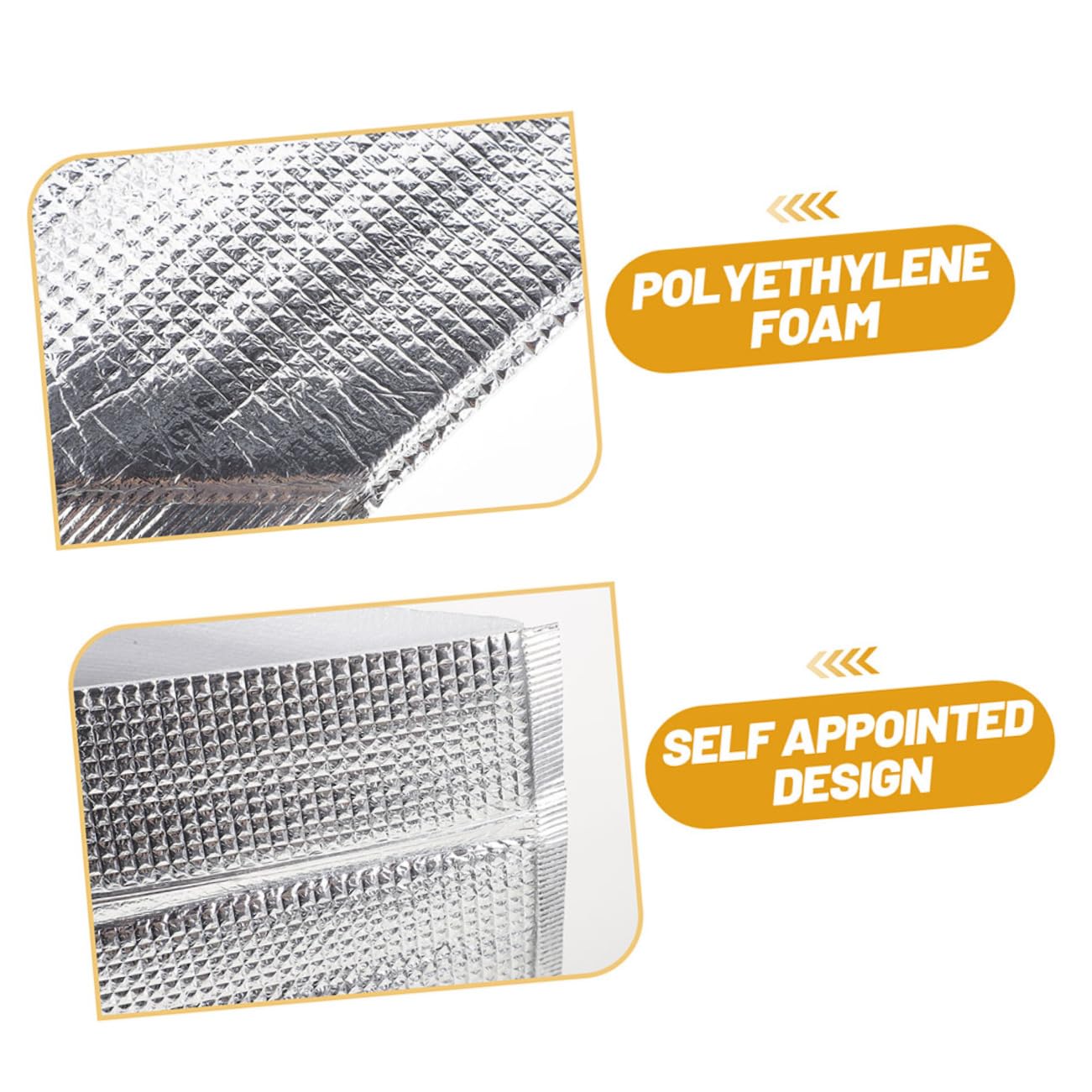 Mikikit 10pcs Insulation Insulated Snack Insulation Thermal for Baggies Lunch Insulated Cooler Pouch Leakproof Outdoor Supply Outdoor Accessory Camping Supply Aluminum