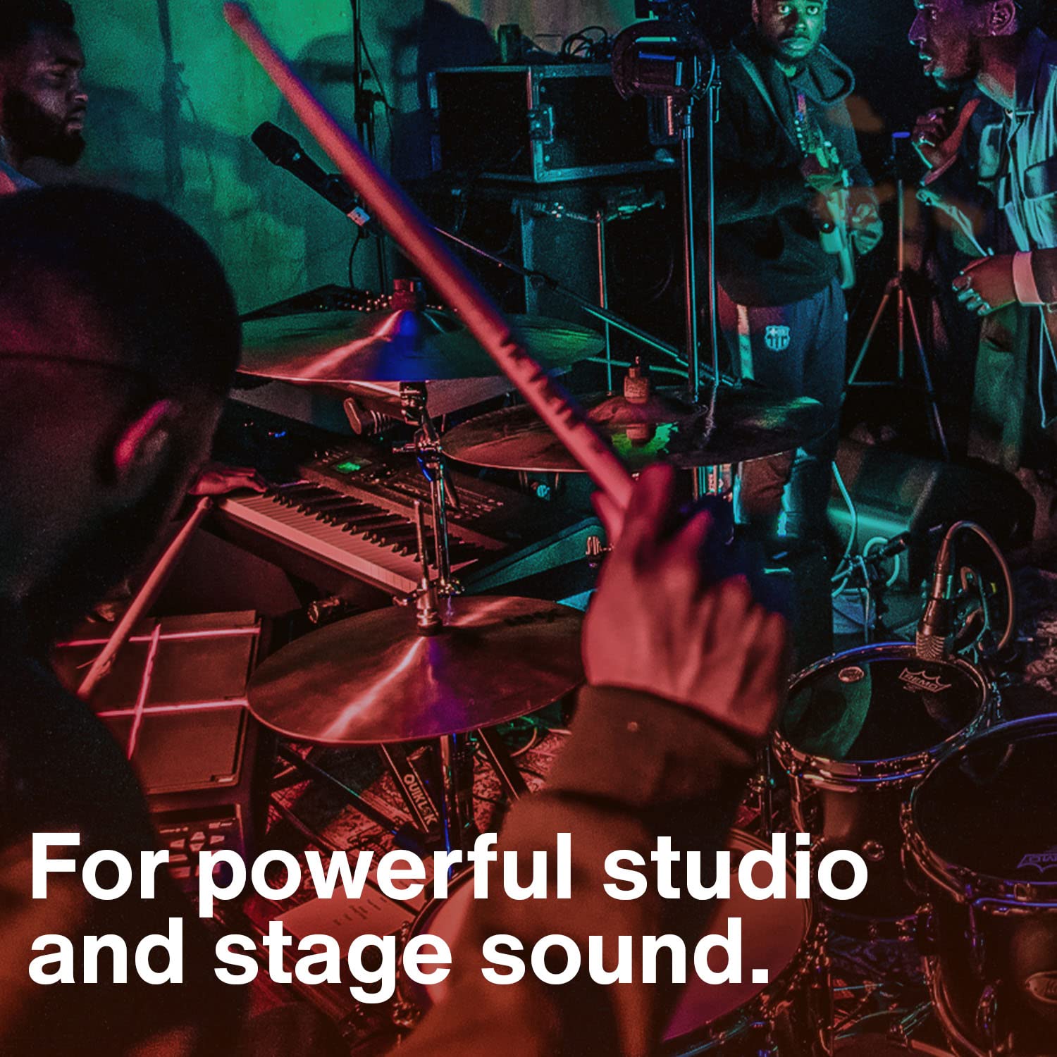 LEWITT Drum Mikrofon Set BEATKIT PRO für Live und Studio inkl. Zubehör | 7-teiliges Set mit Kick, Snare, 3 Tom Mikrofonen und Stereopaar Overheads - inkl. Zubehör und Transportkoffer