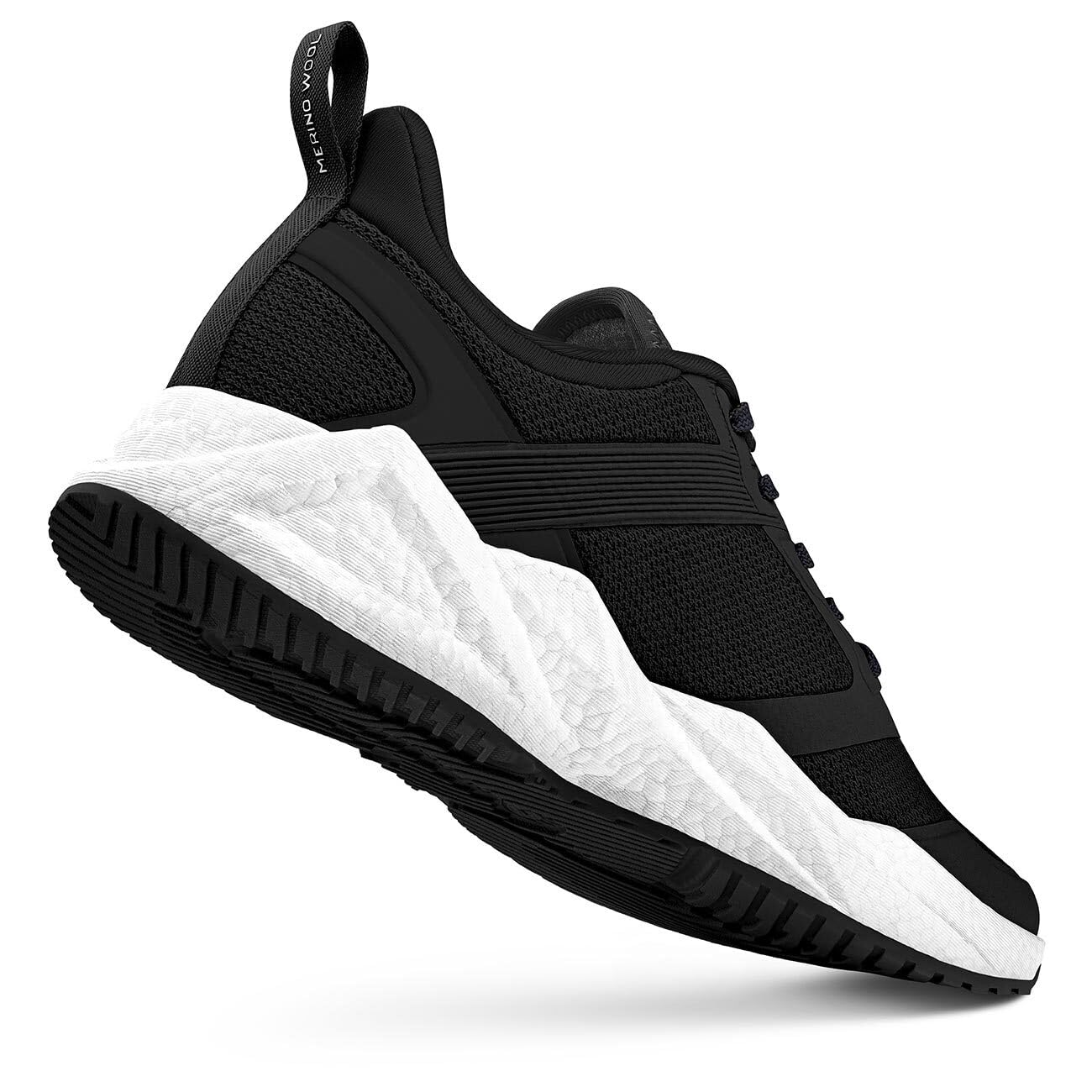 Giesswein Wool Peak Men - Energierückgewinnender Merino Laufschuh Herren | Extra leichte Hochleistungs-Sportschuhe aus atmungsaktiver Merinowolle – Outdoor Sneaker für Training, Fitness & Alltag