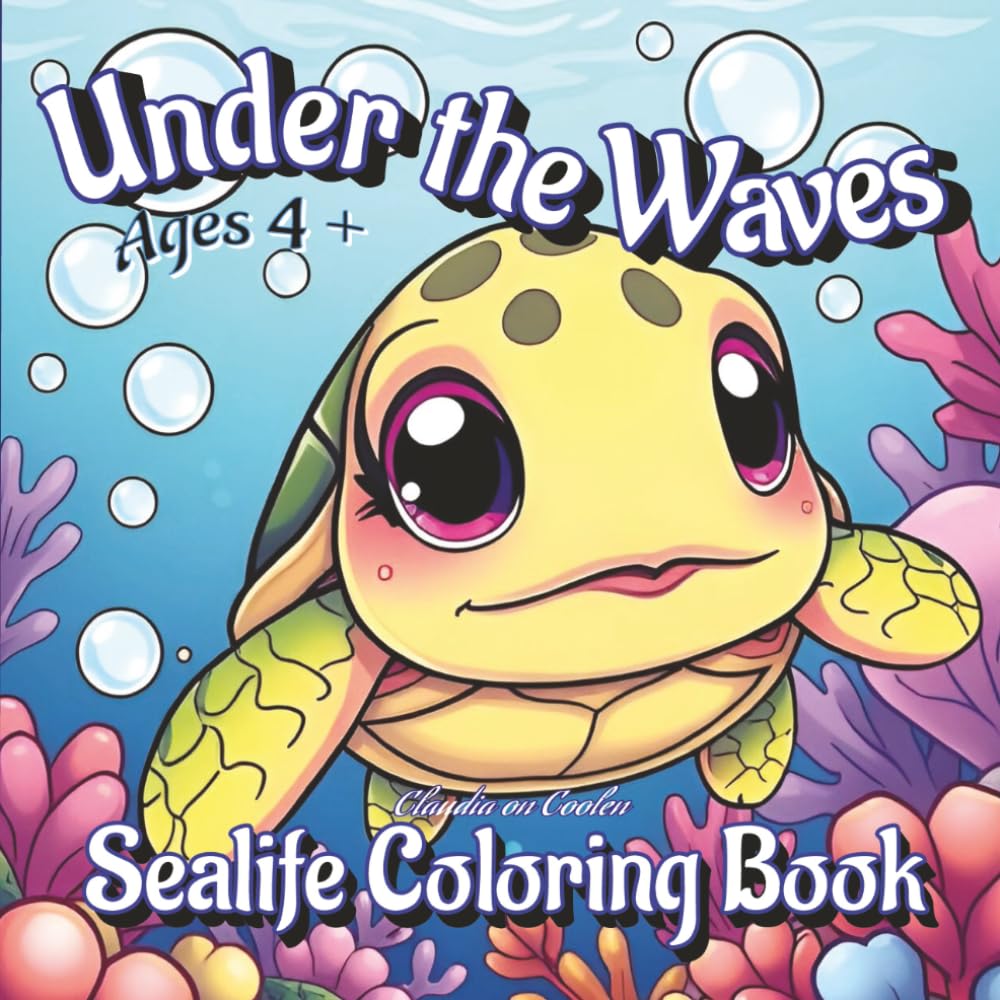 Under the Waves: Sealife Coloring Book